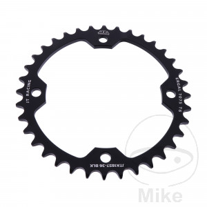 Alu-Kettenrad 36Z Teilung 520 schwarz Innendurchmesser 125 Lochkreis 145