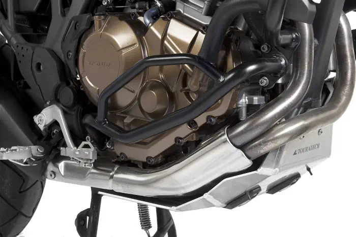 Paraurti Motore in Acciaio Inossidabile Nero Touratech per Honda CRF1000L Africa Twin Paraurti Motore in Acciaio Inossidabile Nero Touratech per Honda CRF1000L Africa Twin
