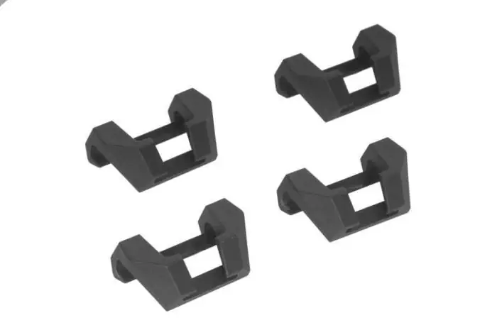 Ganchos para tapa de maletero Touratech ZEGA, juego de 4 para correas de 20 mm