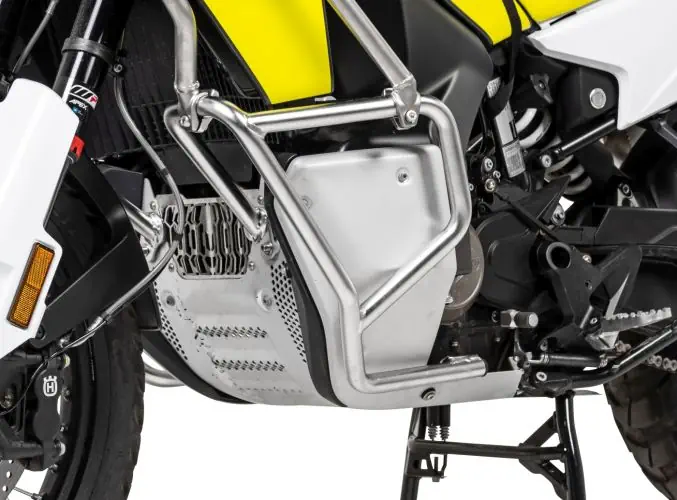 Barra di protezione serbatoio in acciaio inox per Husqvarna Norden 901