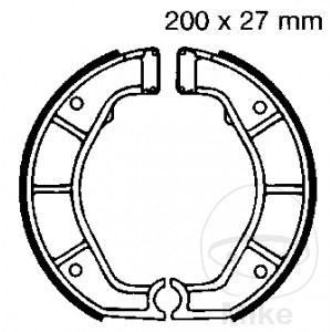 BMW R 80 R RT GS PD Rear Brake Shoes without Spring EBC R 100 GS PD RT R