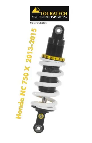 Amortisseur de suspension Touratech pour Honda NC750X 2013-2015 Type Level1