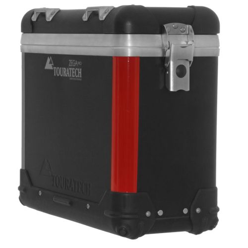 Touratech bandes réfléchissantes *rouges* pour bords de valise ZEGA Pro / ZEGA Pro2 (Contenu de la livraison : 2 autocollants)