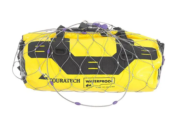 Red de acero Touratech PacSafe 85 para equipaje de viaje de 55-85 litros para RackPack L