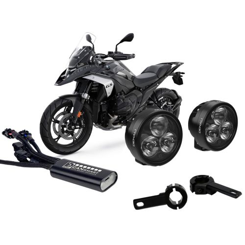 LED-Zusatzscheinwerferset DENALI D3 für BMW R1300GS/Adventure/R/RS/RT, R12G/S,R12,R12nineT (Sturzbügelmontage)