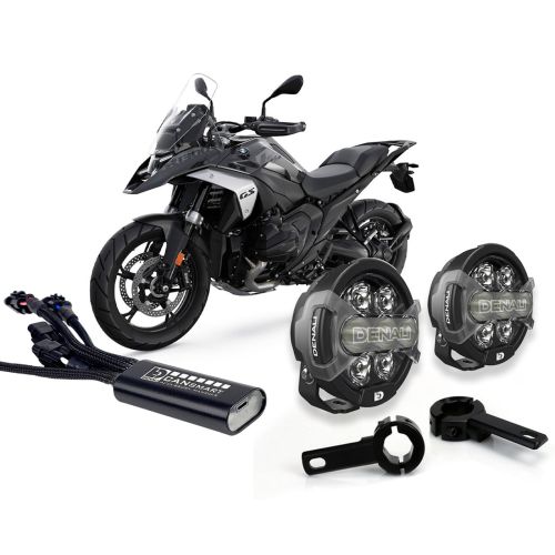 LED-Zusatzscheinwerferset DENALI D7 Pro für BMW R1300GS/Adventure/R/RS/RT, R12G/S, R12, R12nineT (Sturzbügelmontage)