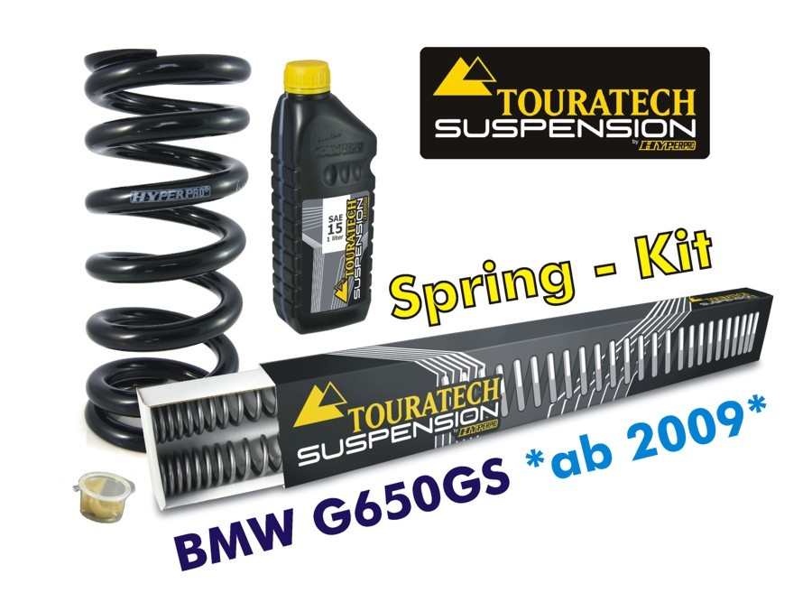 Progressive Federn für Gabel und Federbein für BMW G650GS ab 2009 *Austauschfedern*