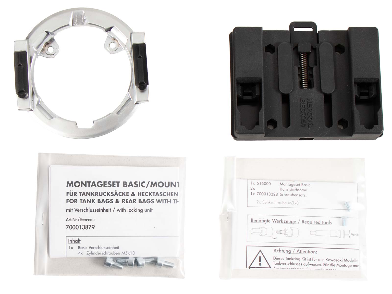 Tankring BASIC inkl. Tankrucksackverschlusseinheit für Kawasaki Z 650 (2017-2021)