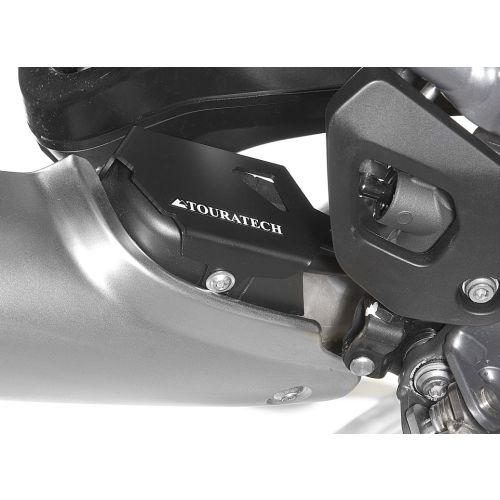 Touratech Protección de la válvula de escape negra BMW R1250GS + Adventure R1200GS LC + Adventure LC