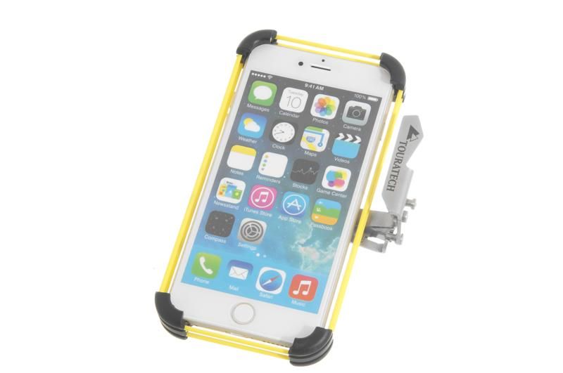 Lenkerhalterung "iBracket" für Apple iPhone 6 Plus/7 Plus/8 Plus/ XS Max, Motorrad & Fahrrad