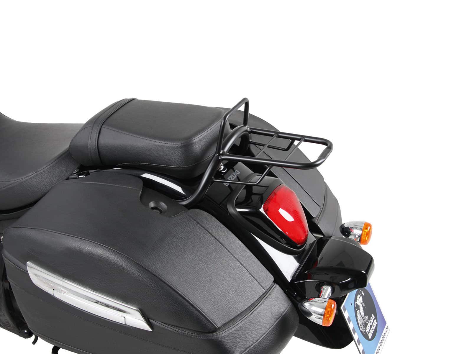 Rohrgepäckbrücke Topcaseträger schwarz für Suzuki C1500T Intruder (2013-2016)