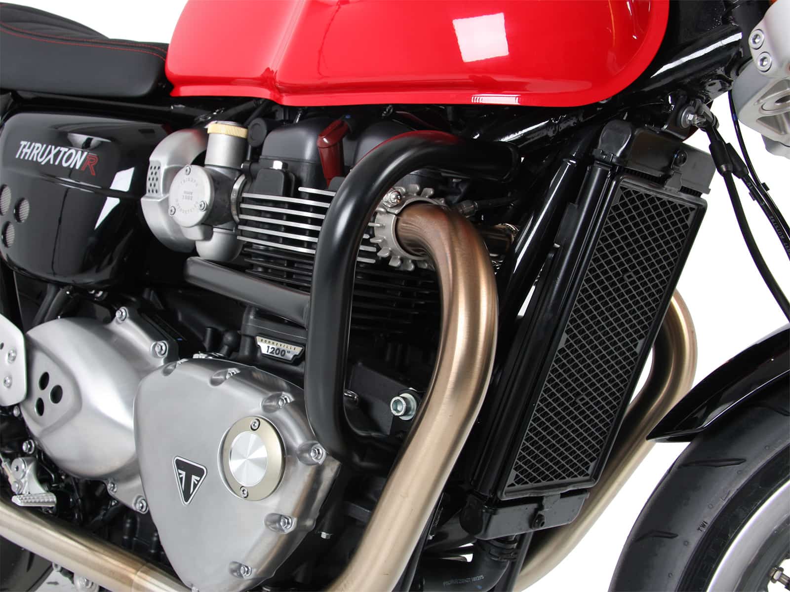 Motorschutzbügel schwarz für Triumph Thruxton/R (2016-2024)