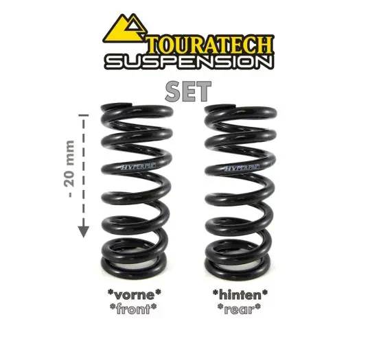 Molle di Ricambio Abbassamento -20mm per BMW R1200GS LC 13-16 Ammortizzatori Originali con BMW Dynamic ESA