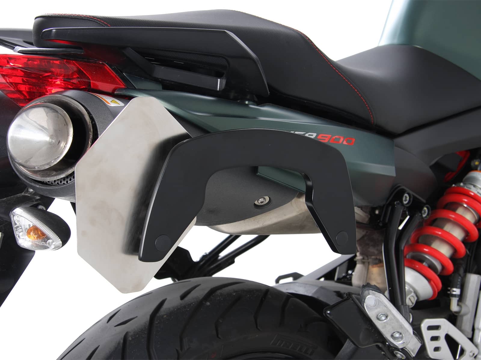 C-Bow Seitenträger schwarz für Aprilia Shiver 900 (2017-2021)