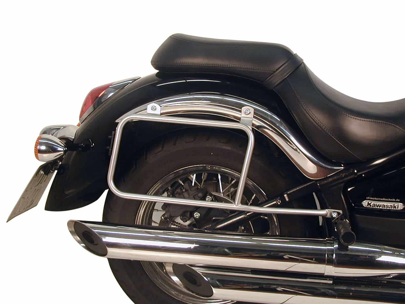 Seitenkofferträger festverschraubt chrom für Kawasaki VN 900 Classic/900 Custom/Vulcan