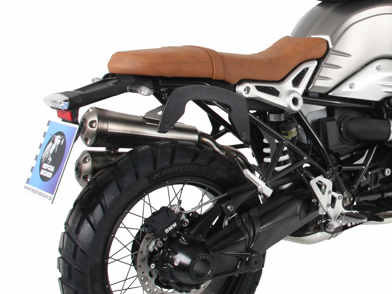 C-Bow Taschenhalter einseitig rechts schwarz für BMW R nineT Scrambler (2016-2023) / Urban G/S 40 Years Edition