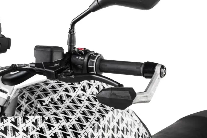 Protecciones de mano DEFENSA Leverguard, plateado, para BMW R1250GS/ R1250GS Adventure/ R1200GS desde 2013/ R Protecciones de mano DEFENSA Leverguard, plateado, para BMW R1250GS/ R1250GS Adventure/ R1200GS desde 2013/ R