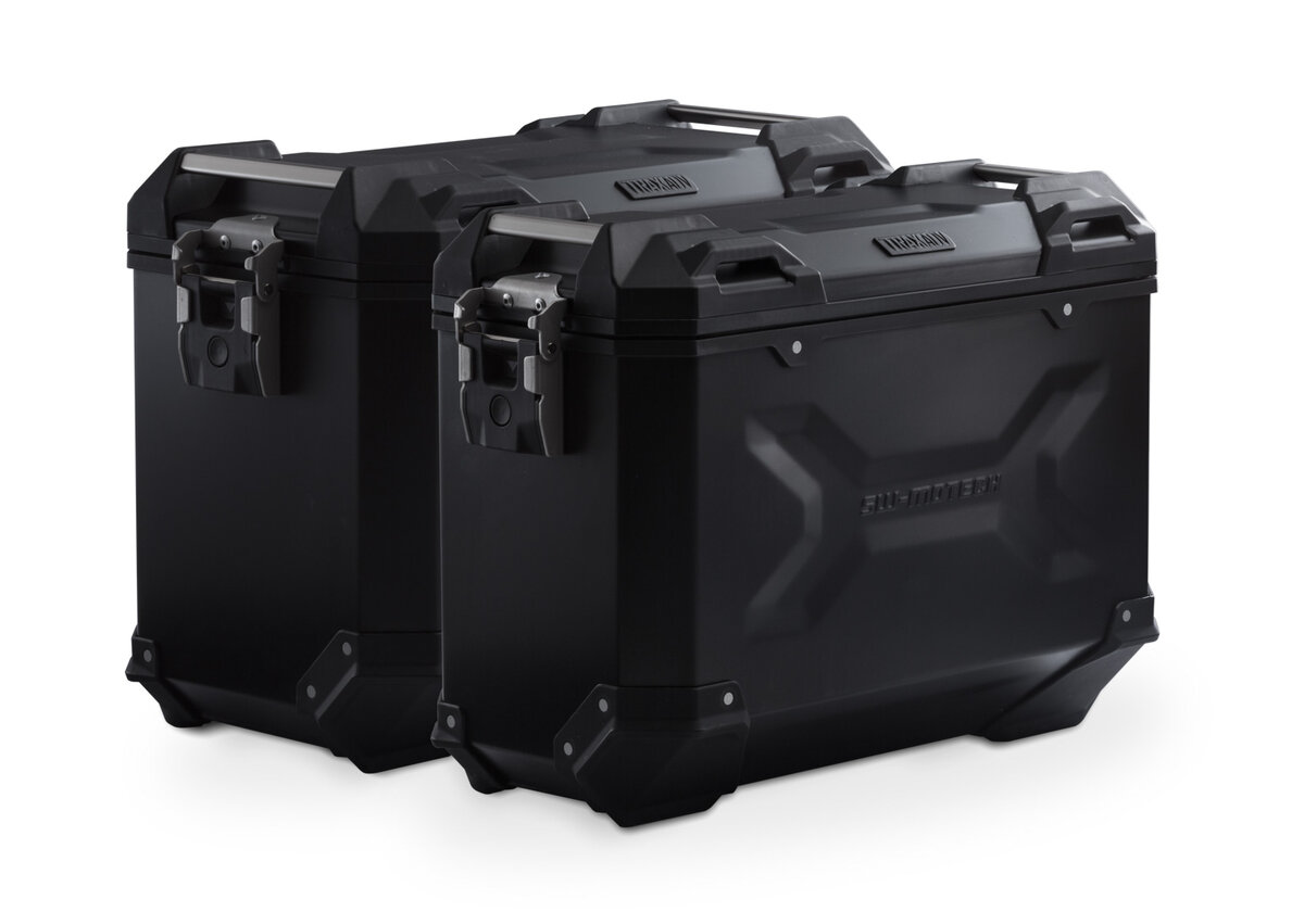 TRAX ADV Alukoffer-System Schwarz. 45/37 l. Kawasaki KLR 650 (22-).