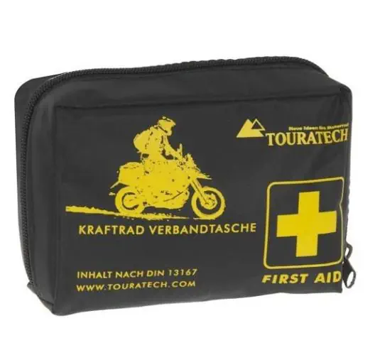 Kit de premiers secours Touratech selon la norme DIN 13167 pour motos Kit de premiers secours Touratech selon la norme DIN 13167 pour motos