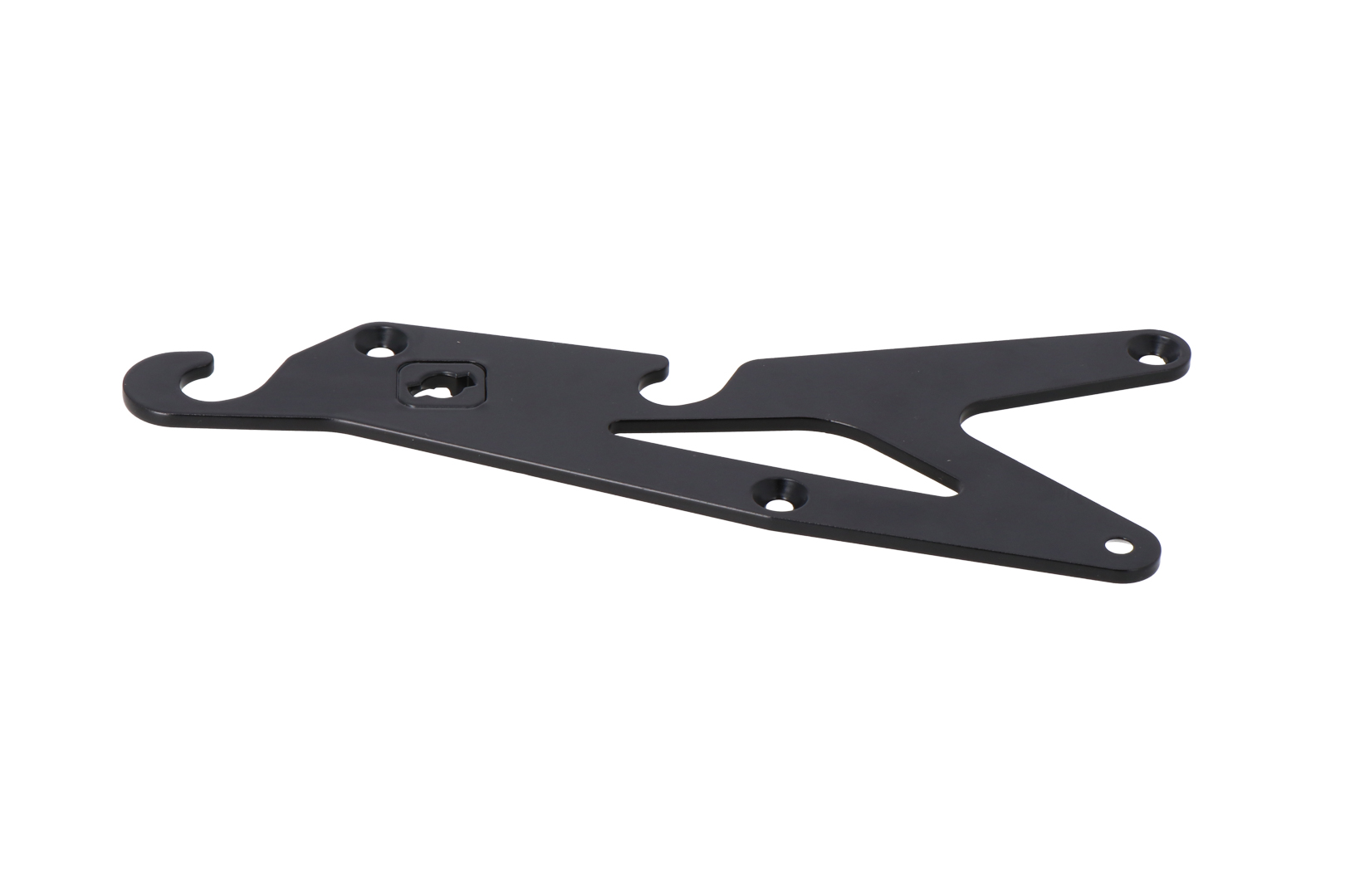 Placa adaptadora SW-Motech SLH a SLC negra. Universal. Para lado derecho.
