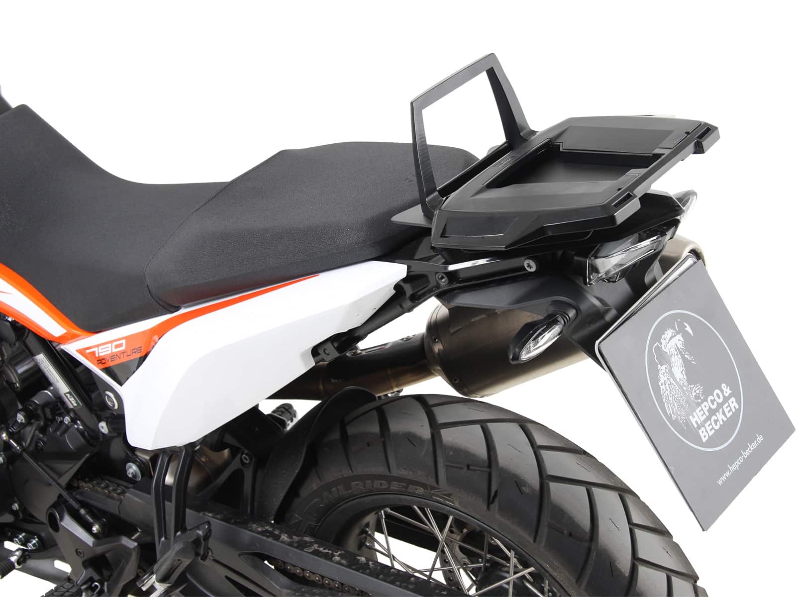 Alurack Topcaseträger schwarz für KTM 790 Adventure R (2019-2021)