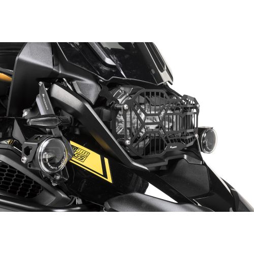 Protección de faro negra, con cierre rápido para faro principal LED para BMW R1250GS/R1250GS