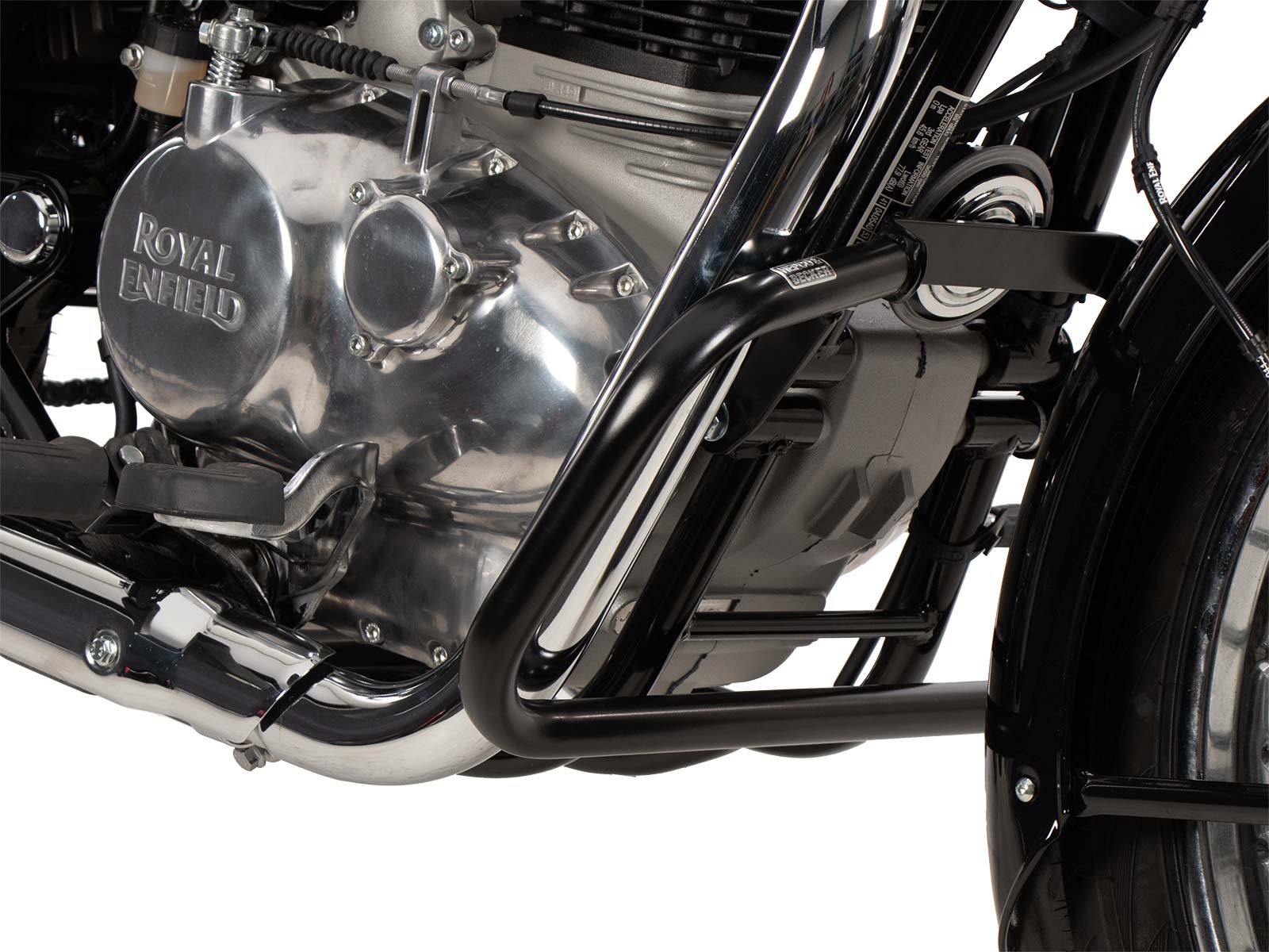 Motorschutzbügel schwarz für Royal Enfield Bullet 350 (2024-)