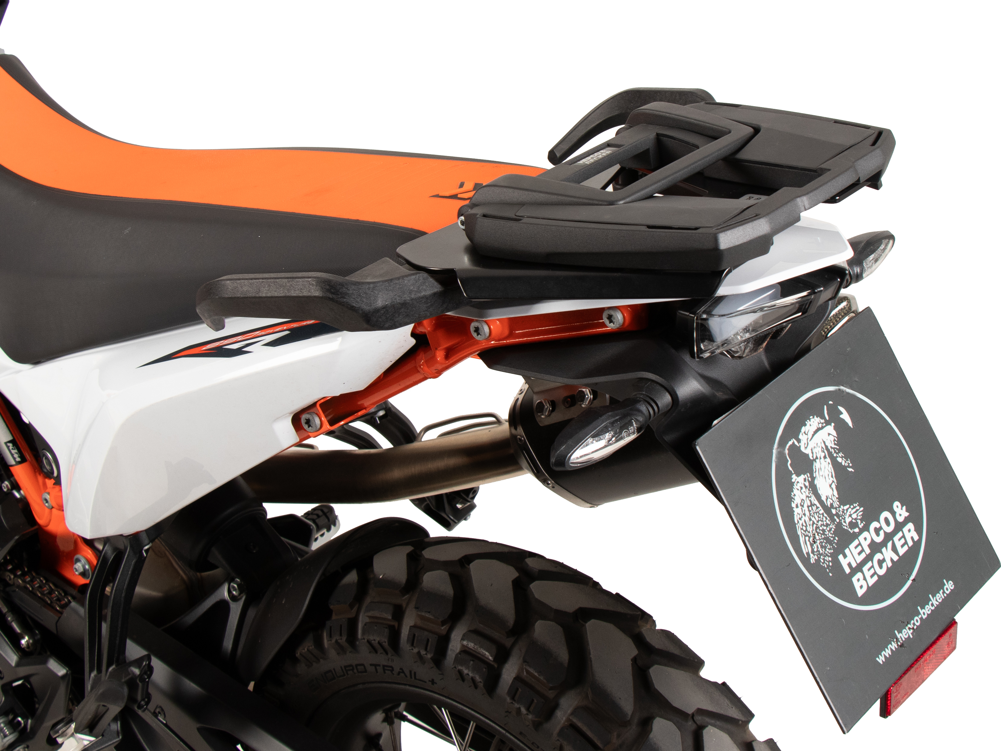 Easyrack Topcaseträger für Kombination mit Originalbrücke schwarz für KTM 790 Adventure (2024-)