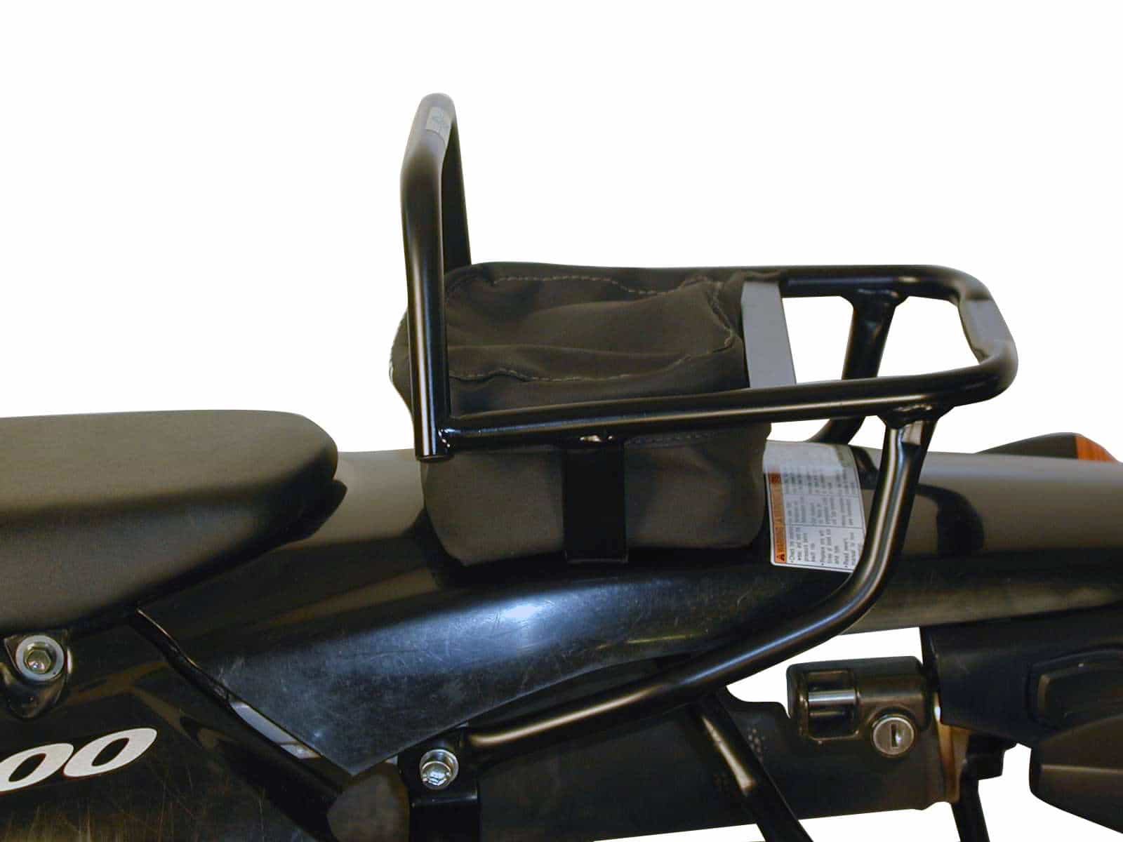 Rohrgepäckbrücke Topcaseträger schwarz für Suzuki DR - Z 400/S (2000-2008)
