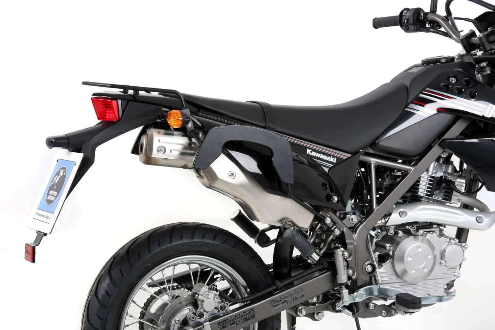 C-Bow Seitenträger schwarz für Kawasaki D-Tracker 125 (2010-2013)/KLX 125 (2010-2015)