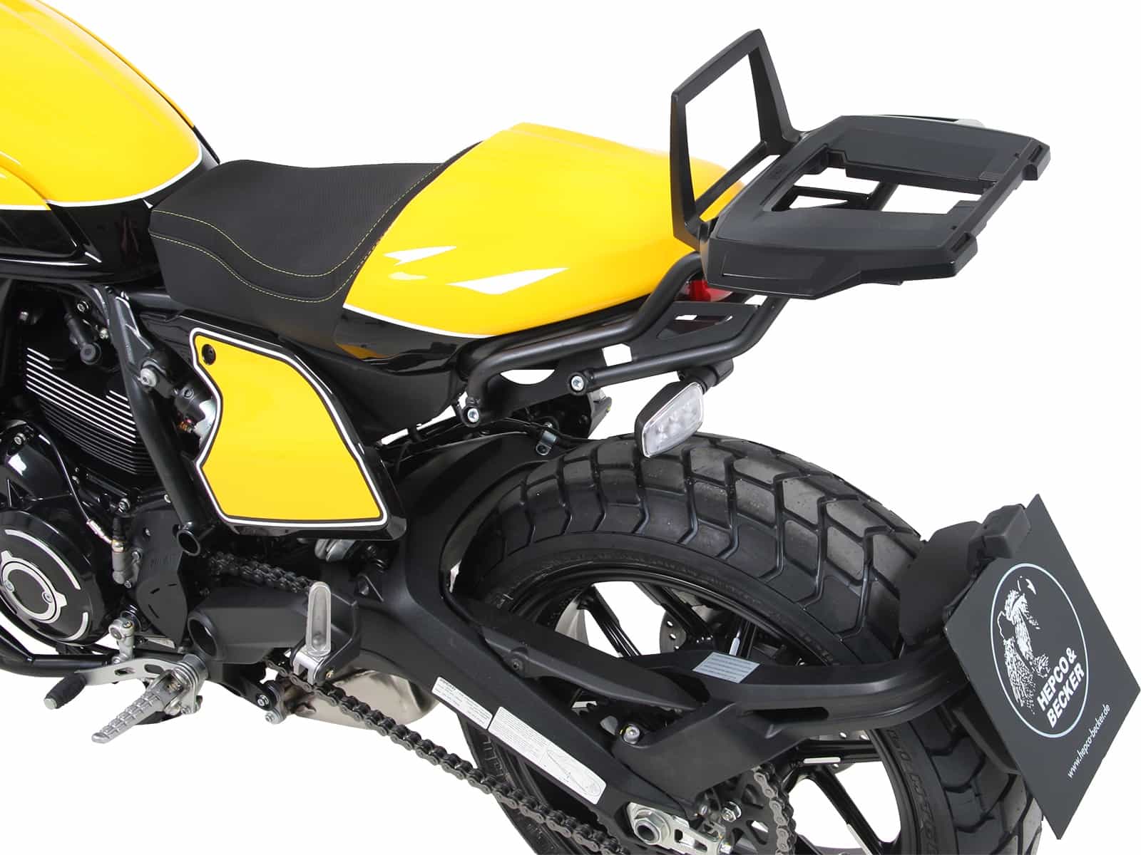 Alurack Topcaseträger schwarz für Ducati Scrambler 800 (2019-2022)