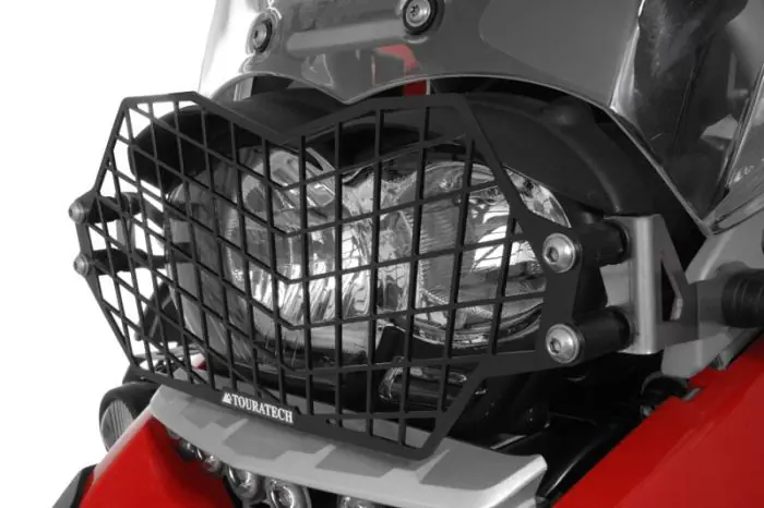BMW R1200GS + Adv. -2013 Headlight protector stainless steel black with quick release for Hauptscheinw BMW R1200GS + Adv. -2013 Headlight protector stainless steel black with quick release for Hauptscheinw
