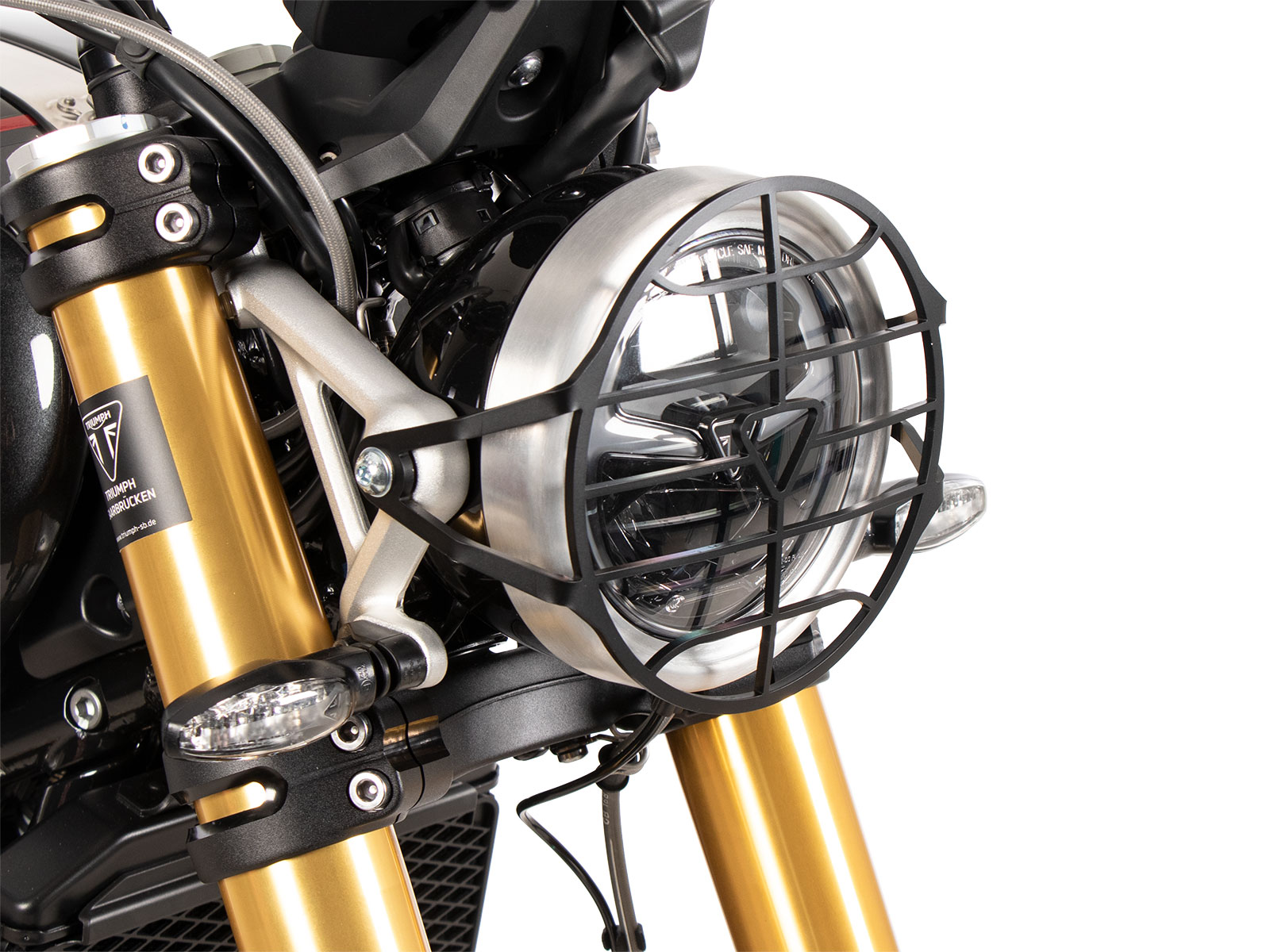 Lampenschutzgitter schwarz für Triumph Scrambler 1200 XE (2024-)