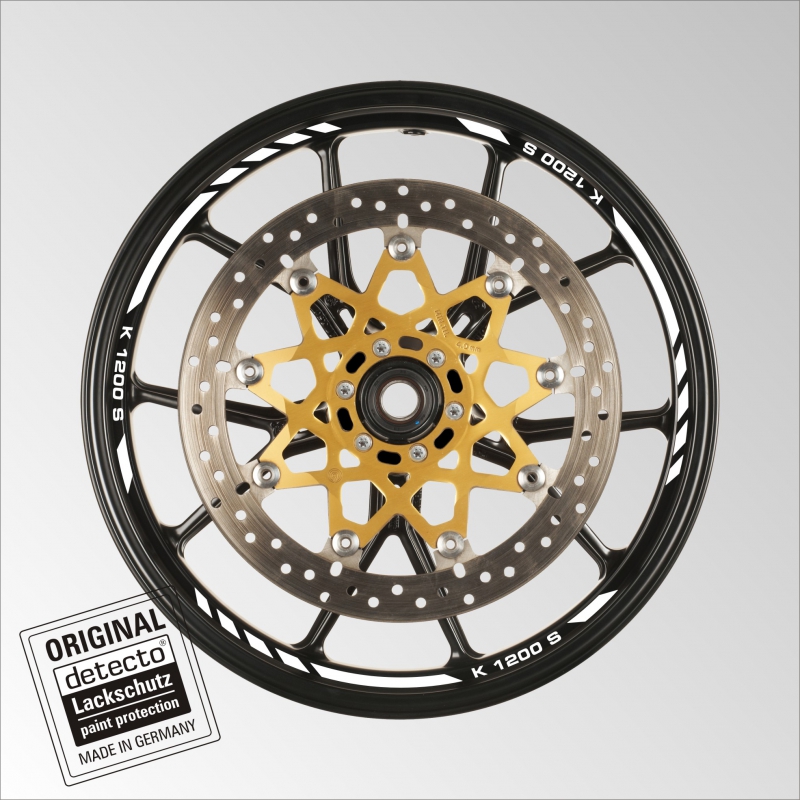 Felgen-Dekorstreifen-K-1200-S Bandes décoratives de jante en différentes couleurs pour BMW K1200S