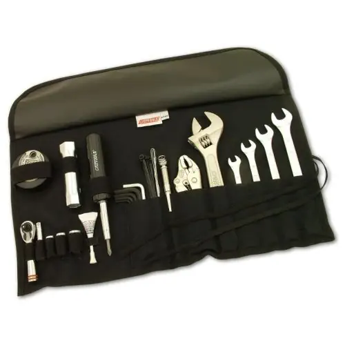 Tool set for Japanese and European motorcycles, CruzTools RoadTech RTM3