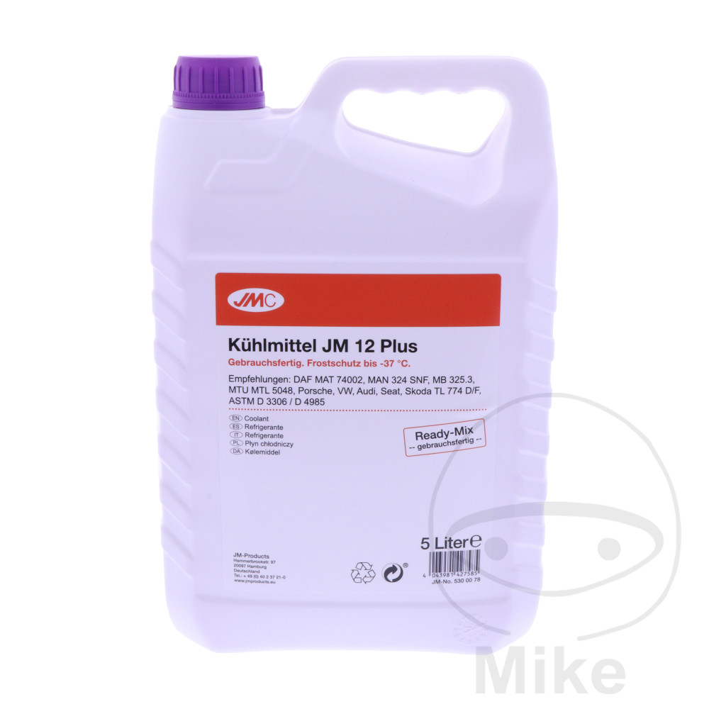 Kühlmittel JM 12+ 5 Litros JMC con Anticongelante Listo para Mezclar