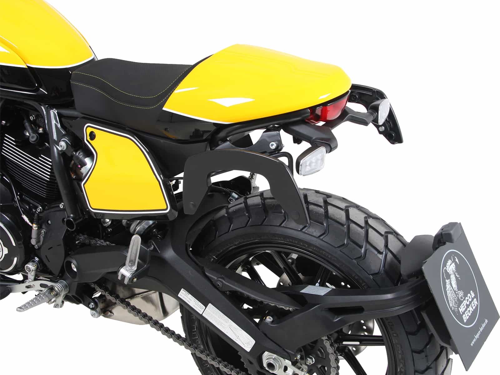 C-Bow Seitenträger schwarz für Ducati Scrambler 800 (2019-2022)