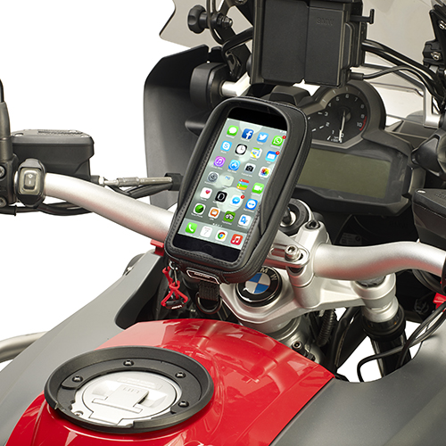 I-Phone 6 Plus/Samsung Note 4 Smartphone Tasche mit Sonnenschutz und Spiegel-Halterung