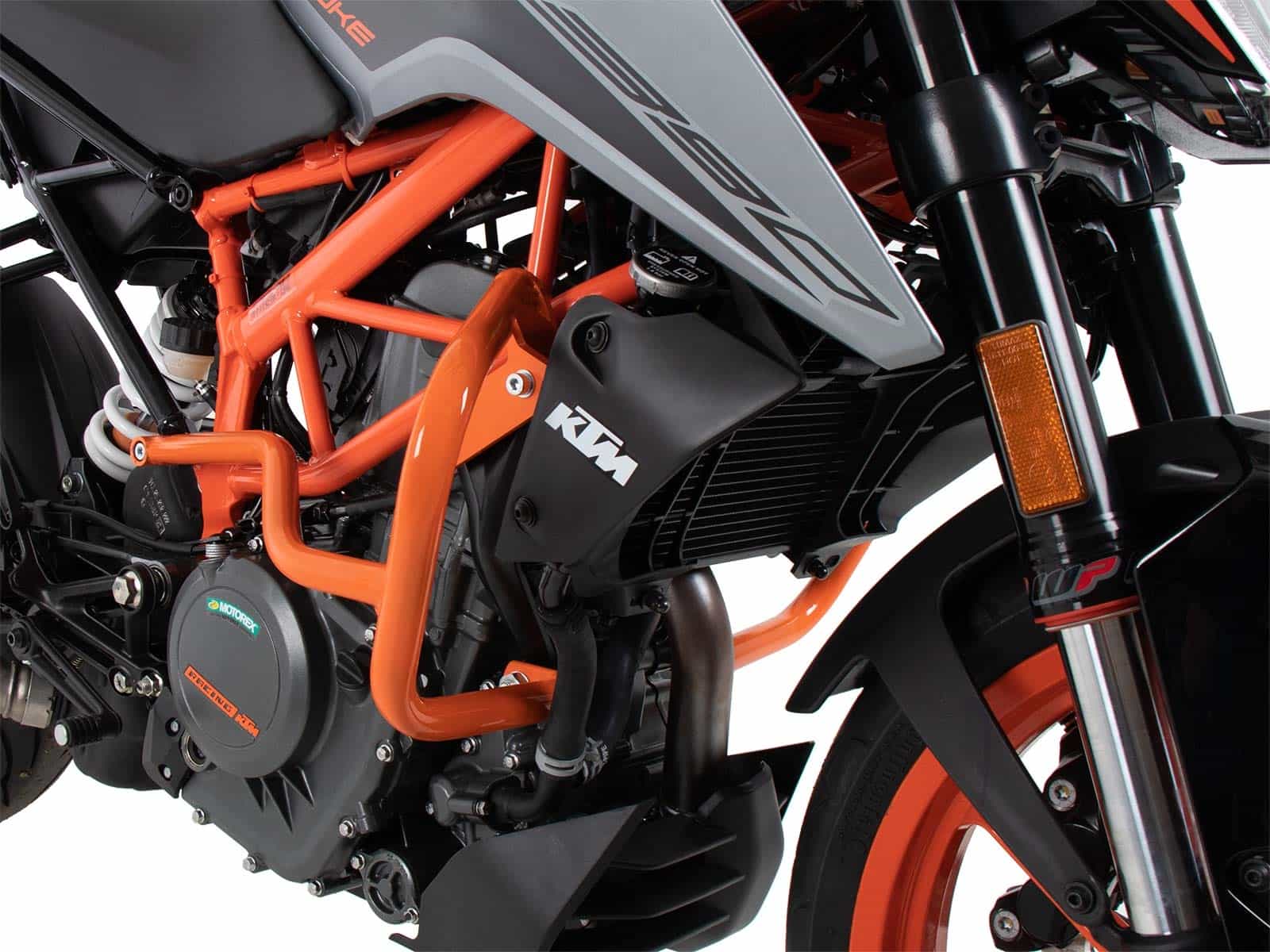 Motorschutzbügel orange für KTM 390 Duke (2021-2023)