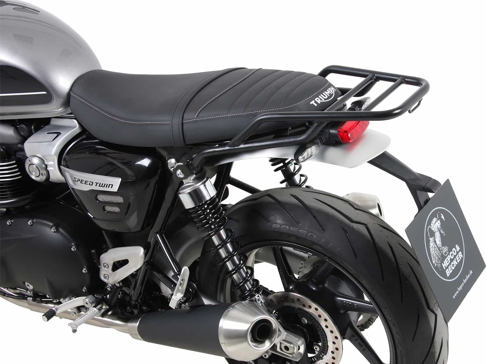 Rohrgepäckbrücke schwarz für Triumph Speed Twin 1200 / RS (2022-)