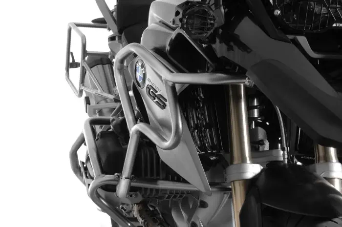 Extensión de soporte de caída Touratech protección de soporte de caída acero inoxidable BMW R1200GS LC 2013-2016 Extensión de soporte de caída Touratech protección de soporte de caída acero inoxidable BMW R1200GS LC 2013-2016