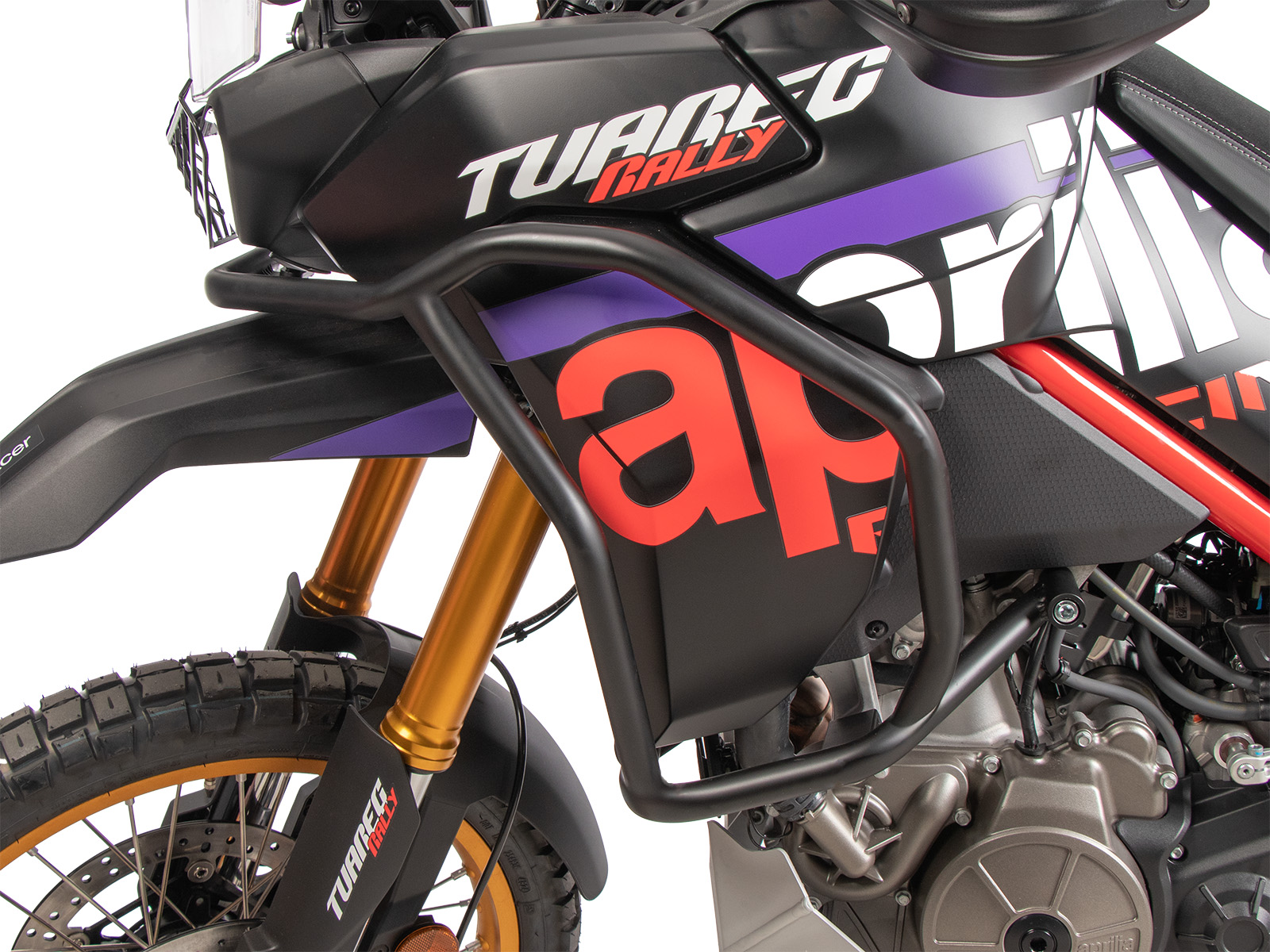 Tankschutzbügel schwarz für Aprilia Tuareg 660 Rally (2025-)