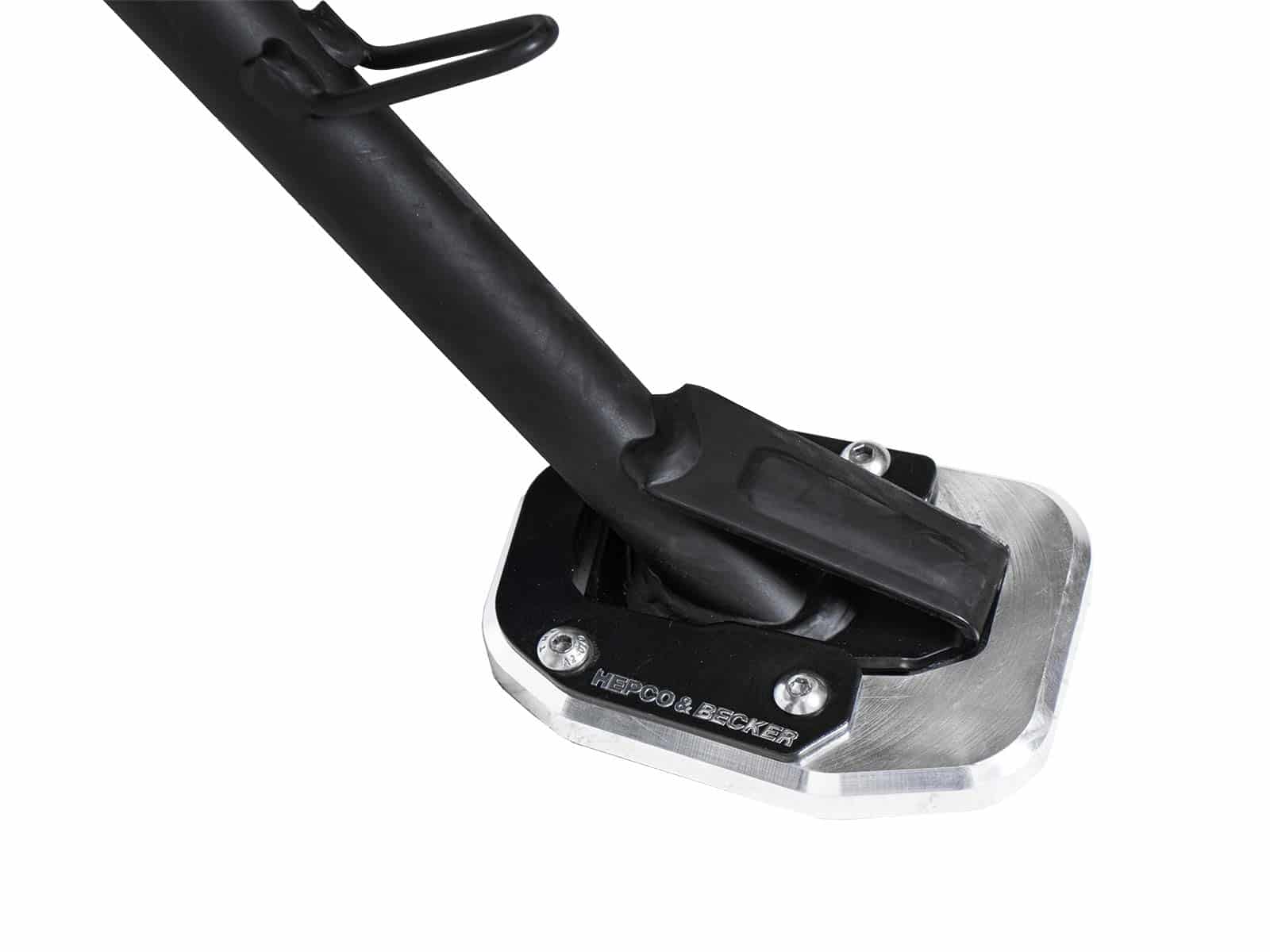 Seitenständerplatte silber/schwarz für Ducati Multistrada 1200/S (2015-2017)