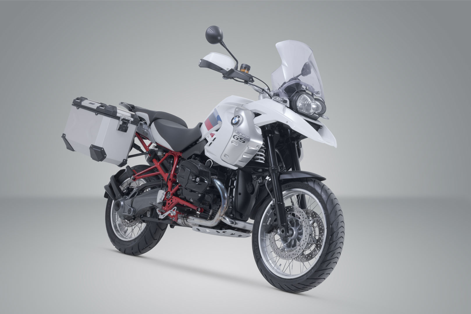 Adventure Set TRAX ADV Silbern. BMW R 1200 GS (04-12).