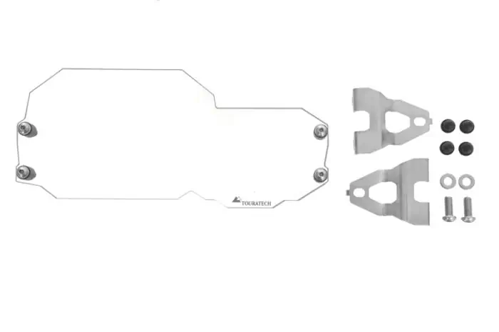 Protezione del faro in Makrolon con rilascio rapido per BMW F650 TWIN F 700 800 GS + Adv.