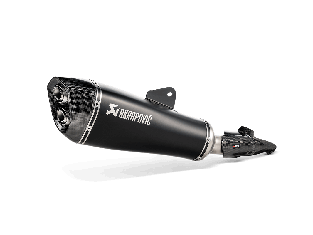 S-B12SO22-HALAGTBL Auspuff silencieux Akrapovic en carbone titane noir pour BMW R1250R R1250RS