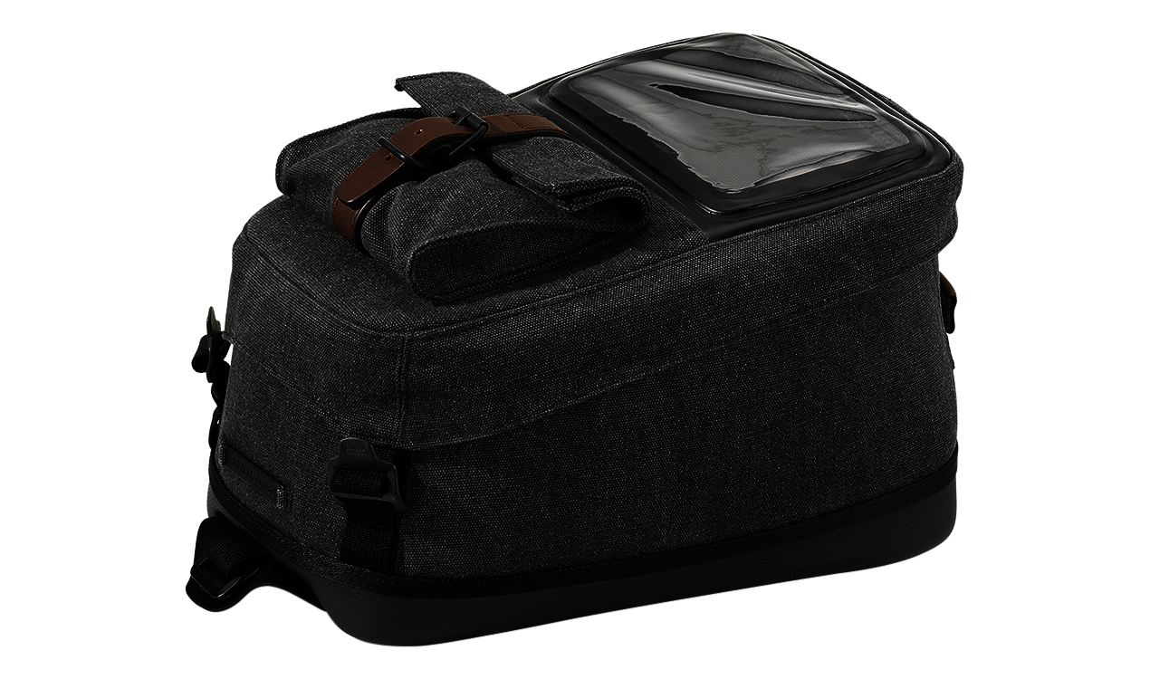 Tankrucksack_EditionLederA0236355 Borsa da serbatoio originale BMW in pelle 11L con cinghie per serbatoio per R nineT + Pure + Scrambler + Racer +