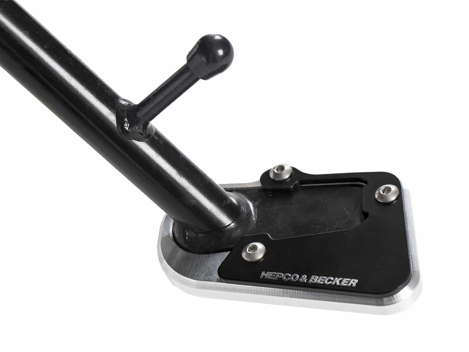 Seitenständerplatte silber/schwarz für BMW R 1250 RT (2019-)