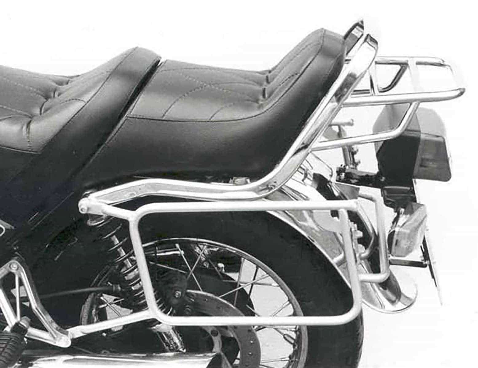 Seitenkofferträger festverschraubt chrom für Moto Guzzi V 65 Florida (1992-1994)