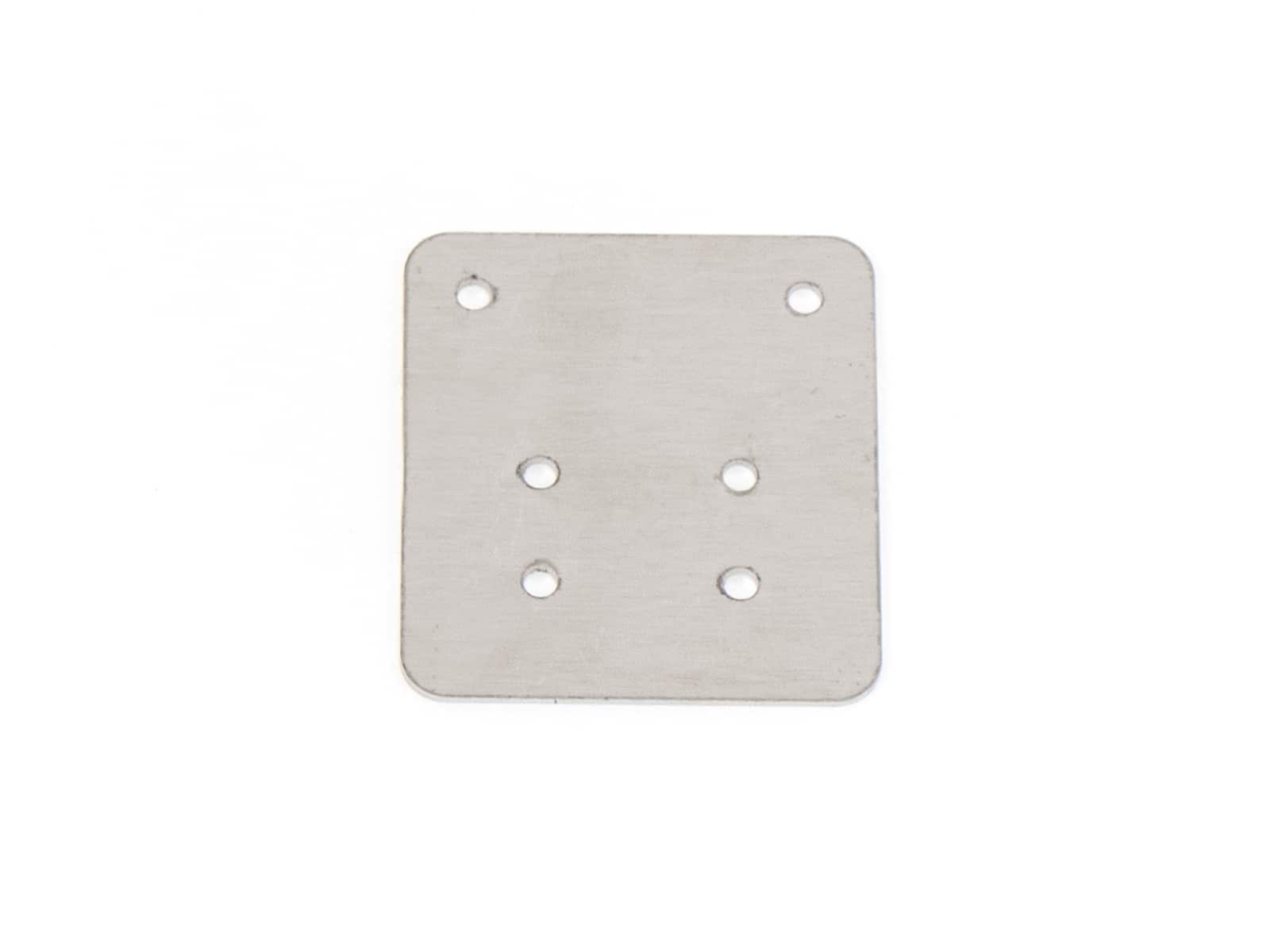 Schlossplatte außen silber für Hepco&Becker Gobi Seitenkoffer